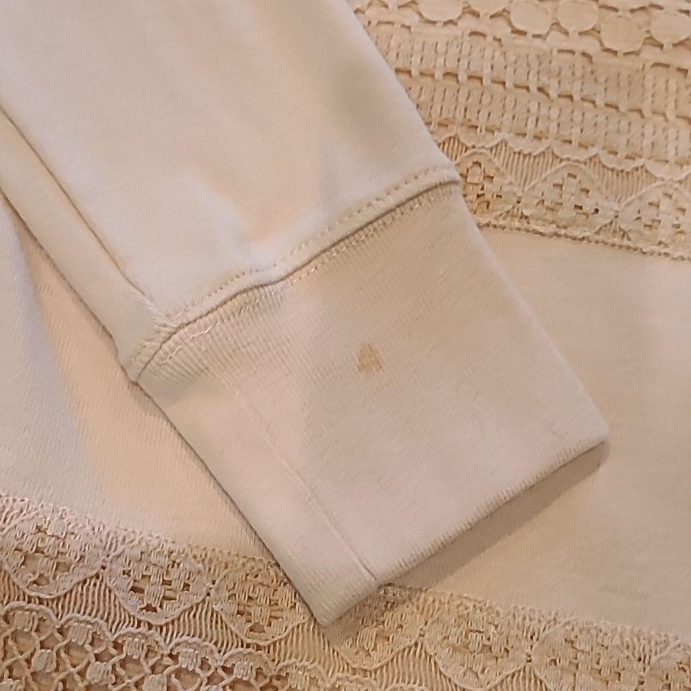 Eddie Bauer‎ womens light pink lace cotton polyester long sleeve shirt - Picture 3 of 6